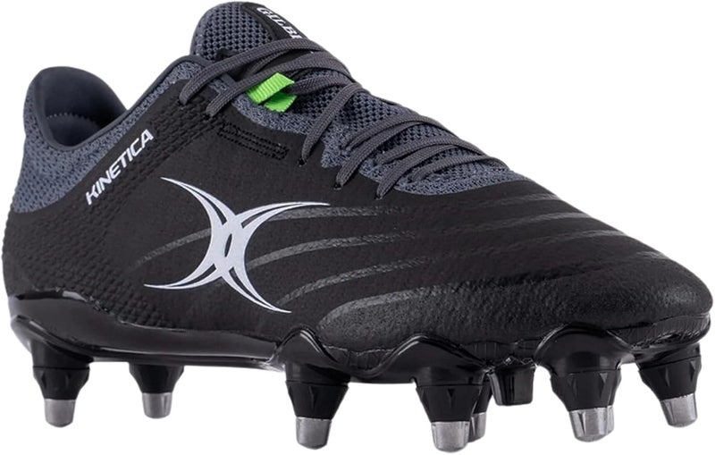 Gilbert Kinetica Pro Power 8S Rugby Boots Black - Image 2